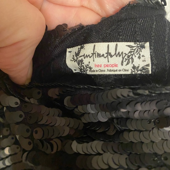 Long Sequined V Neck Free People Intimately - Picture 3 of 4